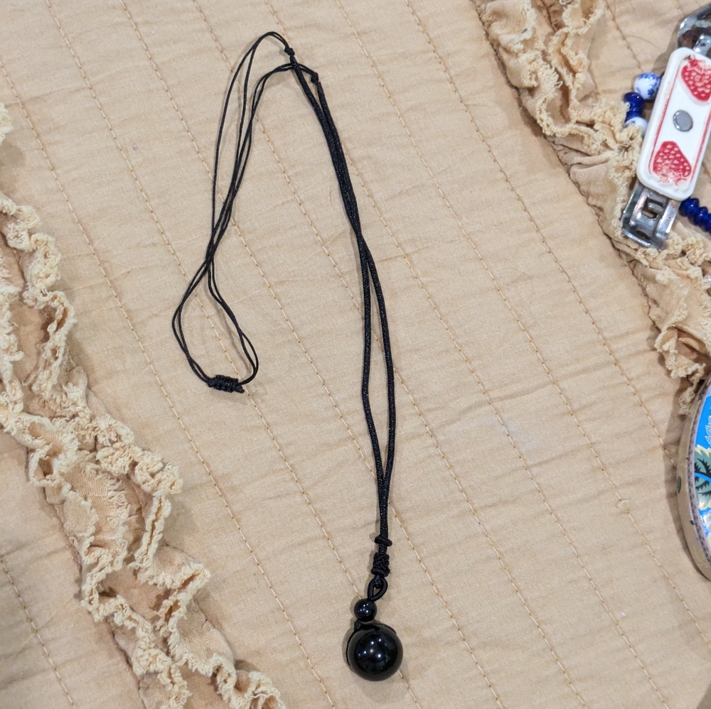 Black Obsidian Necklace